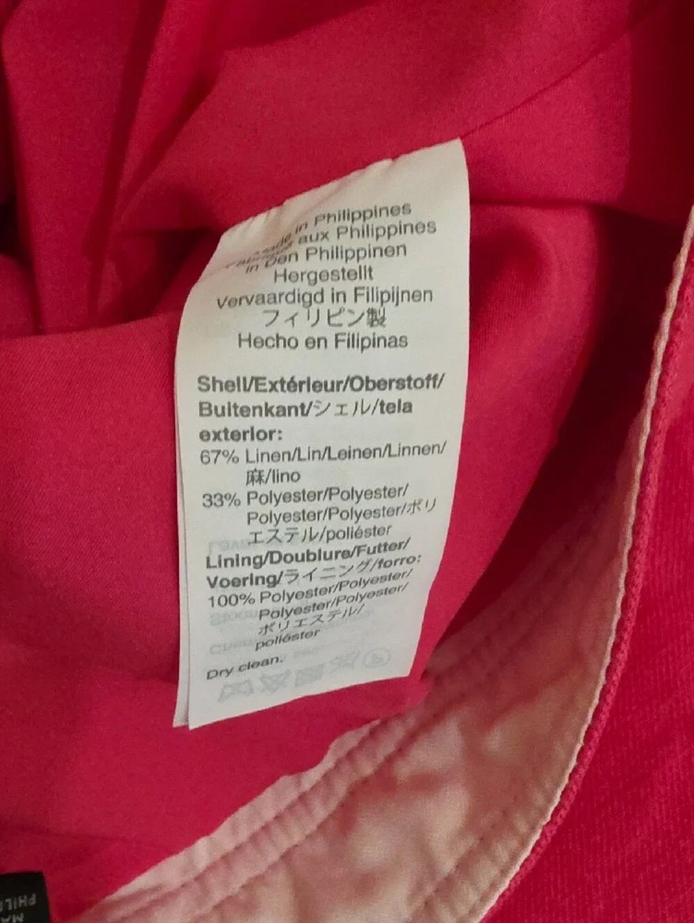 J. Crew vibrant pink